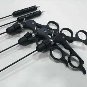 Juego de Instrumentos Quirúrgicos SURGINEXA, Gancho en L Laparoscópico, Pinza Fenestrada Maryland, Tijeras Curvas, Cirugía Mínimamente Invasiva - Product Image 4