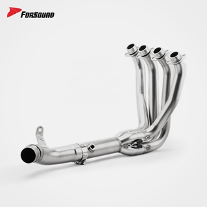 Sistema de Escape para Motocicleta Forsound, <span class=keywords><strong>Precio</strong></span> de Fábrica al por Mayor, Acero Inoxidable, Tubo de Conexión Central y Delantero, Juego Completo para Kawasaki <span class=keywords><strong>Z900</strong></span> - Product Image 5