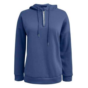 Sudaderas con Capucha y Cierre de Cremallera de un Cuarto para Mujer, Tallas Grandes, Diseño Personalizado, Transpirables, Novedad de Invierno, Procedentes de Pakistán - Product Image 1