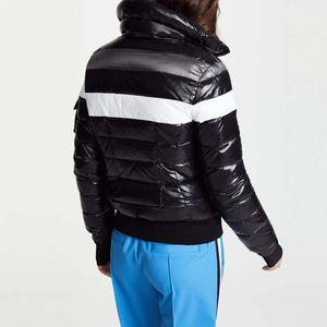 Veste matelassée imperméable et respirante pour femme, style streetwear, mode hiver 2024, avec capuche et rembourrage en coton - Product Image 3