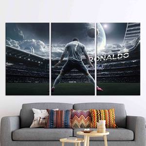 Cristiano Ronaldo Canvas Print: Personalized Sports Decor,SET OF 3 CANVAS - Product Image 1