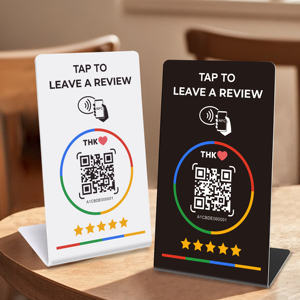 بطاقات أعمال NFC Seek NFC213 215 216 من البلاستيك PVC مع مراجعة جوجل، شريحة ISO 14443A بتردد 13.56 ميجاهرتز، مقاومة للماء، 100 قطعة/صندوق - Product Image 4