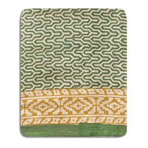 Sarong en coton imprimé à la main, jupe de plage, pareo, châle, écharpe, voile de coton, motif floral, vêtement d'été - Product Image 1