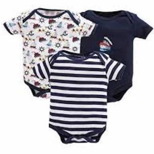 Vente en gros sur mesure Barboteuses 100% coton biologique pour bébé Vêtements pour nouveau-né - Product Image 5