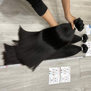 Grande vente 2025, mèches de cheveux vierges, lisses et soyeuses, non traitées, extensions de cheveux sans produits chimiques, grand stock - Product Image 5