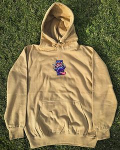 Sweats à capuche décontractés pour hommes, 100% coton, couleur unie, coupe classique, respirant, écologique, avec poche, tissu tricoté 280g, haute qualité - Product Image 5