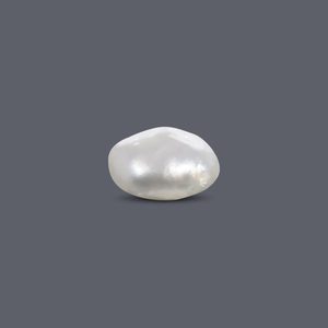 ไข่มุกบาร็อคสีขาวธรรมชาติ น้ำหนัก 3.55 กะรัต สำหรับทำเครื่องประดับ - Product Image 2