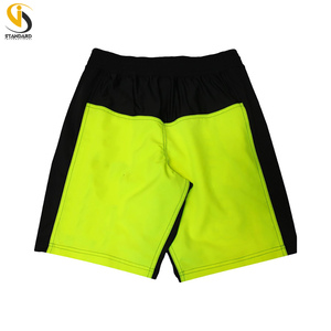 Short de Kickboxing Muay Thai vert de qualité supérieure Tissu extensible dans les 4 sens Bas Prix MMA Training Fitness Wear - Product Image 3