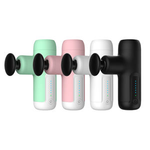 Pistola de masaje pequeña recargable de múltiples cabezales de alta calidad Beilide, pistola de masaje de tejido profundo portátil para regalo, venta al por mayor y al por menor - Product Image 3