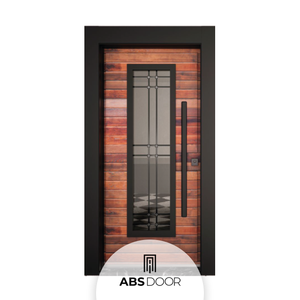 Puerta de Entrada Interior de Acero Inoxidable de Alta Seguridad ABSDOOR ARMA, Diseño Elegante, Aislamiento Térmico y Acústico, Acabado Turco - Product Image 1