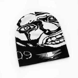 Mode 6 couleurs en gros personnalisé imprimé printemps et hiver chapeaux logo personnalisé hiver bonnet casquettes coton matériel personnalisé - Product Image 5