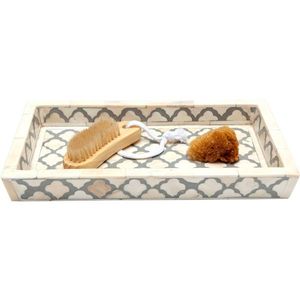 Plateau de service décoratif en bois écologique avec vadrouille adapté aux occasions de fête et aux réunions de famille - Product Image 6