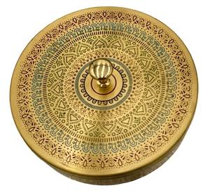 Boîte à épices en laiton de couleur or fabriquée à la main avec cuillère 7 conteneurs Capacité de 100 ML Accessoires de cuisine - Product Image 3