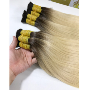 ผมต่อแบบเทปสำหรับต่อผมสีบลอนด์ของชาวเวียดนามผมต่อแบบไม่มีช่อผมเปียโนบริสุทธิ์จากยุโรป - Product Image 3