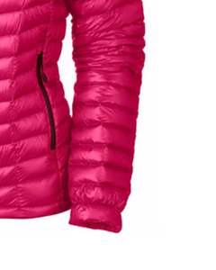 Veste matelassée légère pour femme, rose personnalisée, à capuche, matelassée, manteau d'hiver chaud, isolé, fermeture éclair, vêtements d'extérieur, fabricant OEM personnalisé - Product Image 6