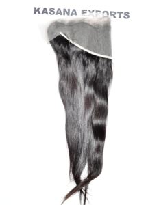 Venta al por mayor cutícula alineada Natural Frontal recto 13*4 pelucas vietnamitas para mujeres negras Color Natural extensiones de cabello humano - Product Image 4