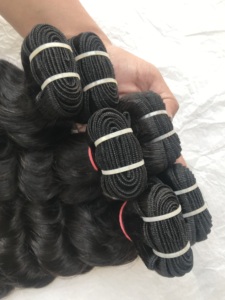 Venta al por mayor 100% de la cutícula DE LA Virgen alineados de alta calidad suelta de onda profunda de Malasia paquetes de cabello humano de cierre de la trama cruda sin procesar - Product Image 4