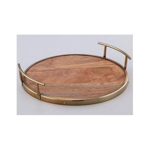 Bandeja de madera para servir con asa para uso en hoteles y cafeterías en casa, comida deliciosa, nuevo estilo, forma personalizada - Product Image 2
