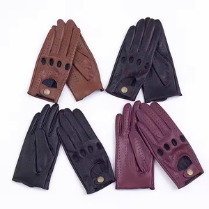 Gants en cuir à la mode pour hommes imperméables et légers pour les sports d'hiver-Gants d'habillage à prix réduit en usine - Product Image 4