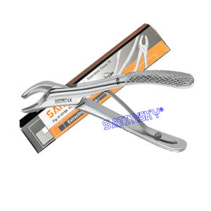 Pince allemande en acier inoxydable de qualité chirurgicale pour enfants Motif américain Cryer Fig. Extraction manuelle des dents inférieures 151S - Product Image 2