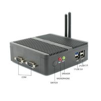 Yüksek Performanslı 32G Mini PC Celeron J1900 CPU VGA Ekranlı Linux Gömülü Kompakt Güvenilir Mootek Stok 1 Yıl Garantili
