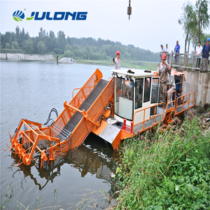 पूर्ण जलीय खरपतवार हार्वेस्टर कस्टम लोगो जलमार्ग सफाई मशीन उन्नत खरपतवार कटाई प्रौद्योगिकी के साथ - Product Image 3