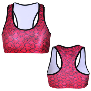 Sujetador Deportivo Halter Premium sin Costuras con Estampado por Transferencia Térmica para Mujer, para Yoga, Fitness, Gimnasio, Correr, de Secado Rápido, Transpirable, Antichoque, con Elasticidad en Cuatro Direcciones - Product Image 1