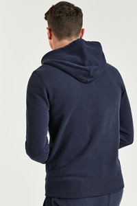 Sudadera con Capucha Unisex Nueva de Invierno 2025, Sudadera Informal de Calle con Cremallera, Chaqueta de Forro Polar Lisa Teñida de Poliéster/Algodón - Product Image 2