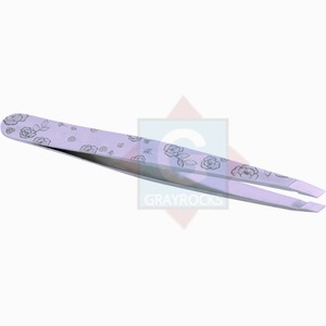 High Quality Professional Stainless Steel Eyebrow <b>Hair</b> <b>Removal</b> Tweezers Custom Logo Makeup <b>Tool</b> Sustainable Eyebrow Tweezers - Product Image 1