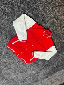 Personnalisable Varsity Baseball Jacket Cotton Blend Letterman Jacket Laine Cuir Manches Toile Caractéristiques Broderie Design Lettre - Product Image 5