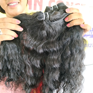 100% vierge cuticule alignée crépus ondulé noir indien Extensions de cheveux humains naturel lâche vague profonde Super vague traitement chimique - Product Image 6