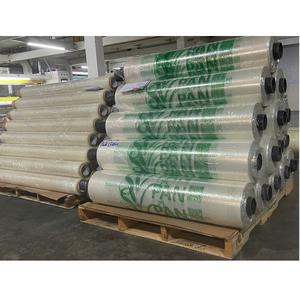 แผ่นฟิล์มพลาสติก PE แบบนิ่มแผ่นเหล็กลูกฟูกความยาว1000เมตรพื้นผิวป้องกันแบบเรียบใช้ในซูเปอร์มาร์เก็ตออกแบบโลโก้ได้ตามต้องการ - Product Image 6