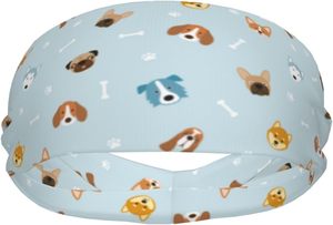 Vaslcare Optimal Design Soft Elastic Stretch <b>Sports</b> <b>Headbands</b> for Women and Girls for Yoga Nursing Scrub - Product Image 2