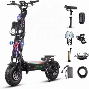 Trottinette électrique T/90 Pro pour adultes, 10000W, double moteur, 68 MPH, frein à disque 12 vitesses, batterie amovible en aluminium 12V, pneus tout-terrain 24 pouces - Product Image 1