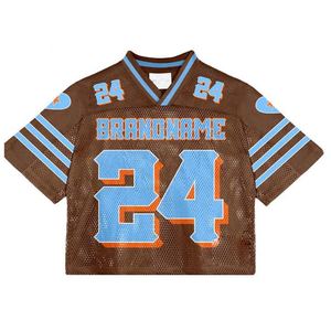 Uniformes de fútbol americano totalmente personalizables, camiseta personalizada impresa sublimada con bordado, camisetas de fútbol americano - Product Image 4