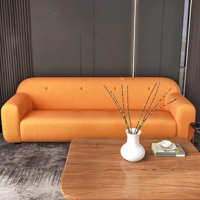 Grosir bingkai kayu Solid desain Sofa Modern furnitur rumah bagian Sofa bermerek OEM ODM furnitur ruang tamu