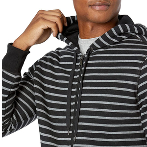 Haute qualité hommes fermeture éclair sweats à capuche Durable Logo personnalisé sweats à capuche pour salle de sport en plein air hommes vêtements de sport fermeture éclair à capuche 2025 - Product Image 5