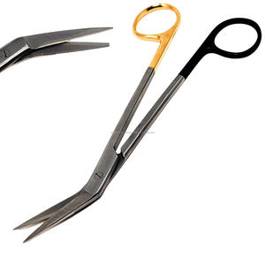 Tijeras Quirúrgicas de Precisión Mundial para Iris y Encías, Anguladas, de Carburo de Tungsteno, Super Corte, para Disección de Tejidos Dentales, Quirúrgicas y ORL, de Acero Inoxidable - Product Image 3