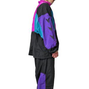 Conjunto de Chaqueta y Pantalón Cortavientos Impermeable con Logotipo Personalizado para Hombre, 100% Algodón, Transpirable, Diseño Sólido, para Exteriores - Product Image 3