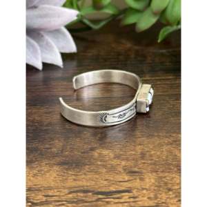 Rick Enriquez White Buffalo Sterling Silver Fashion Cuff Bracelet - Product Image 3