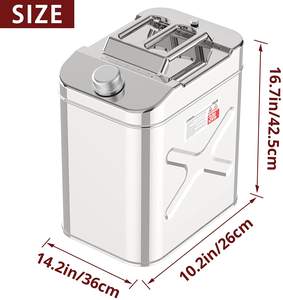 Pot de carburant épais en acier inoxydable, boîte de carburant hermétique et scellée - Product Image 2