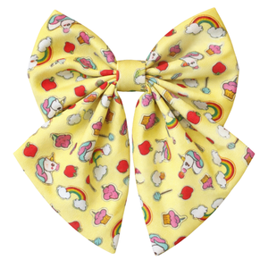 Collar Ajustable para Perro con Diseño de Cupcake y Arcoíris, Accesorio Ligero con Hebilla de Tela - Product Image 2