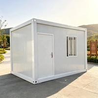 Maison conteneur modulaire préfabriquée de luxe de 20 pieds, panneau sandwich, design respirant, style moderne, maison, bureau ou entrepôt personnalisé