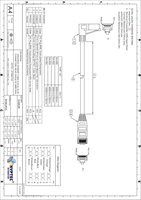 Câble Ethernet industriel GigE (CAT 6), connecteurs RJ-45, angle droit, direction vers le haut, durable et fiable