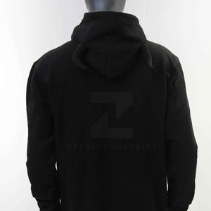 Ropa de calle de alto fabricante Basics 100% algodón polar bordado invierno Casual logotipo personalizado hombres sudaderas con capucha - Product Image 2