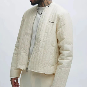 Chaqueta acolchada informal para hombre, tela de alta calidad, cálida para invierno, con capucha, bolsillos personalizados con cremallera, nuevas chaquetas múltiples de moda de talla grande - Product Image 1