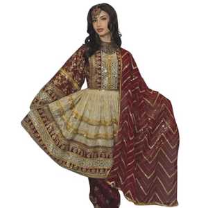 2025เดรสวินเทจของอัฟกานิสถานพิมพ์ลายดอกไม้ทันสมัยคุณภาพพรีเมี่ยมสำหรับผู้หญิงเสื้อผ้าโพลีเอสเตอร์ระบายอากาศแบบดั้งเดิมจำนวนมาก - Product Image 1