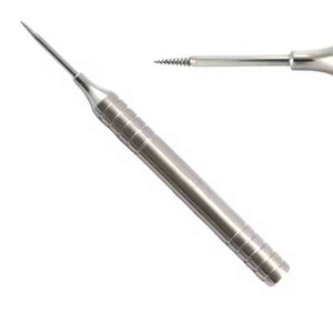 Vis d'extraction de péristome flexible dentaire Ascenseur de racine d'implant parodontal EN ACIER INOXYDABLE ALLEMAND CE ISO APPROUVÉ - Product Image 3