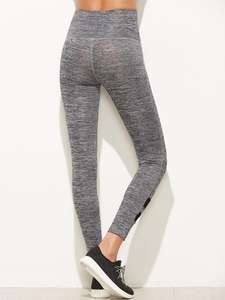 Vêtements de sport pour femmes Leggings de yoga confortables à taille haute Séchage rapide Couleur unie Style décontracté Design hautement respirant Haus Industries - Product Image 4