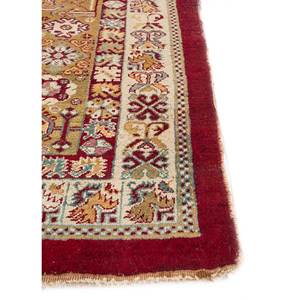 Alfombras de Lana Anudadas a Mano Aalam, Rectangulares, con Medallón Abstracto Rojo Naranja, para Decoración del Hogar, Sala de Estar, Entrada y Pasillo -Pae-5423 - Product Image 4